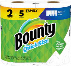 Photo 1 of 2 ROLLS BOUNTY QUICK SIZE PACK OF 2 