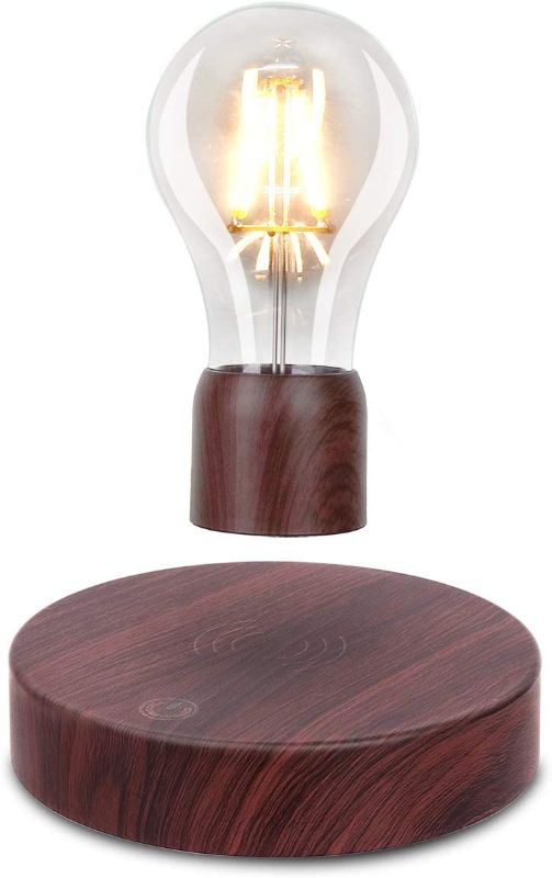 Photo 1 of Magnetic Levitating Floating Wireless LED Light Bulb Desk Lamp 