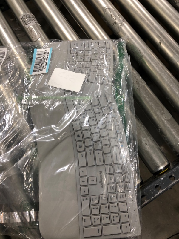 Photo 1 of Kensington Pro Fit Ergonomic Wireless Keyboard - Grey (K75402US)