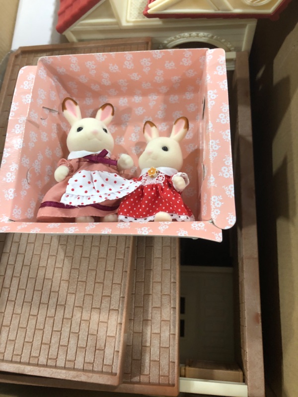 Photo 1 of Calico Critters Red Roof Country Home Gift set, Cottage