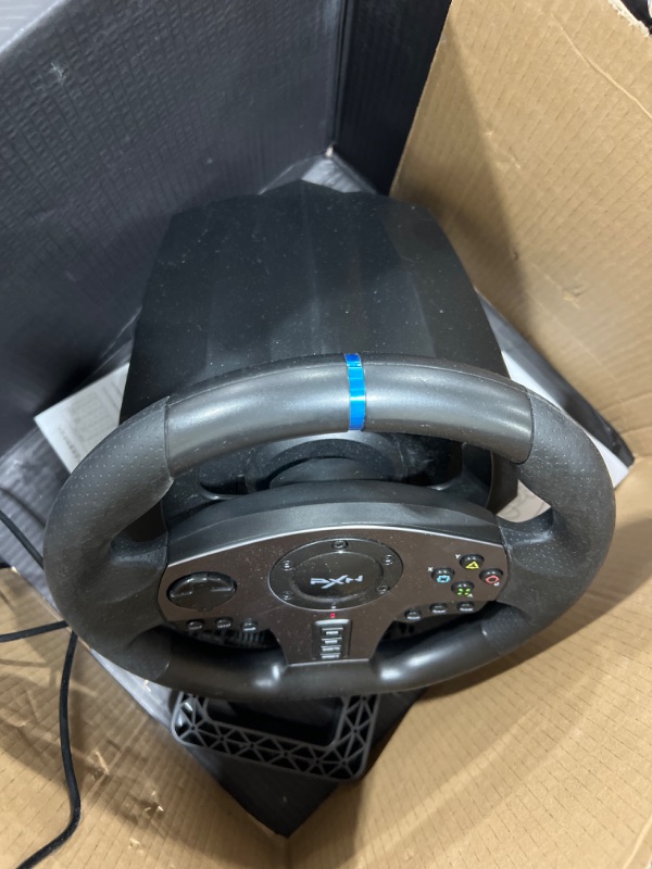 Photo 1 of PXN V9 Gaming Racing Wheel with Pedals and Shifter, Steering Wheel for PC, Xbox One, Xbox Series X/S, PS4, PS3 and Nintendo Switch

