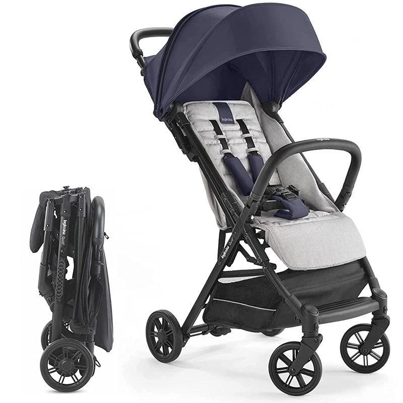 Photo 1 of Inglesina Quid Baby Stroller - Lightweight at 13 lbs, Travel-Friendly, Ultra-Compact & Folding - Fits in Airplane Cabin & Overhead - for Toddlers from 3 Months to 50 lbs - Large Canopy, College Navy
