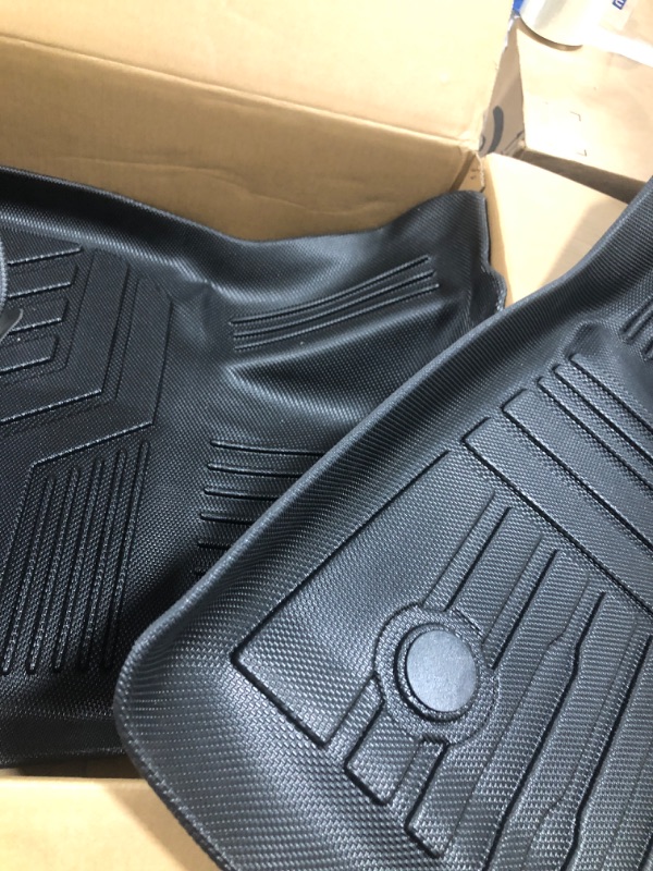 Photo 3 of (6 Pack) Tesla Model Y Floor Mats 2023 2022 2021 2020 3D Full Cover Front Rear Trunk Mats Custom Fits Floor Liners for Tesla Model Y Accessories All-Weather Protect Rear Cargo Liner Mats Model Y ?6 Pack?Floor+Cargo+Trunk Mats