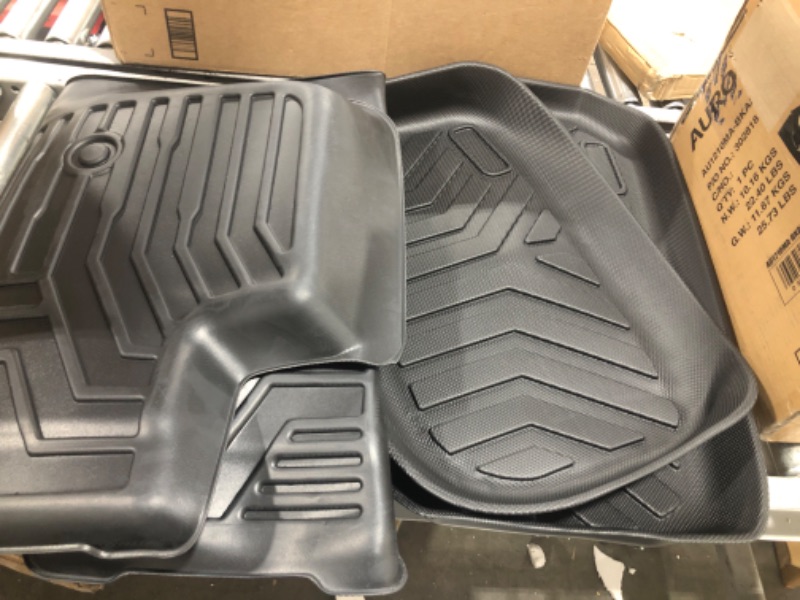 Photo 4 of (6 Pack) Tesla Model Y Floor Mats 2023 2022 2021 2020 3D Full Cover Front Rear Trunk Mats Custom Fits Floor Liners for Tesla Model Y Accessories All-Weather Protect Rear Cargo Liner Mats Model Y ?6 Pack?Floor+Cargo+Trunk Mats