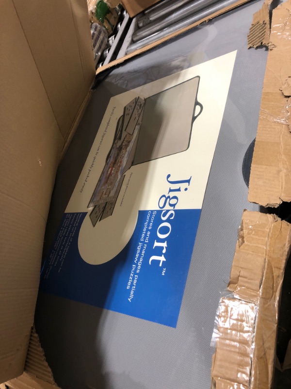Photo 1 of jigthings – Jigsort 1500 – Jigsaw Puzzle Board with Carry Case for Puzzles up to 35.5" x 25.5". Saves and Stores Most 1500 Piece Puzzles