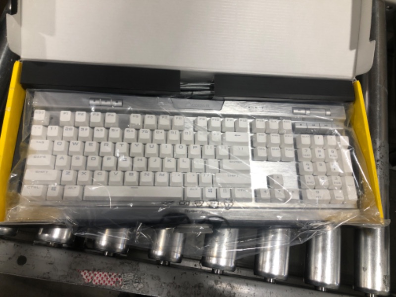 Photo 1 of Corsair K70 RGB MK.2 SE Mechanical Gaming Keyboard (White, Cherry MX Speed Switches)