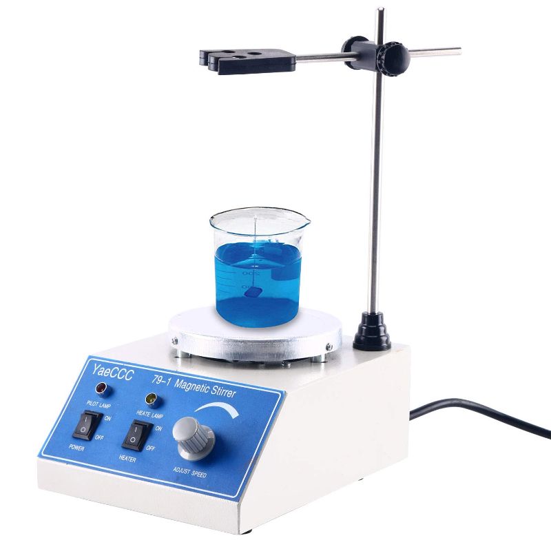 Photo 1 of 79-1 Magnetic Stirrer Hotplate Mixer Stir Plate with Pole, 2 Stir Bars,3000ml,0~2400rpm,110V 60Hz
