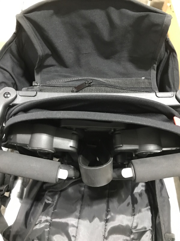 Photo 3 of gb Pockit+ All-Terrain, Ultra Compact Lightweight Travel Stroller with Canopy and Reclining Seat in Velvet Black
