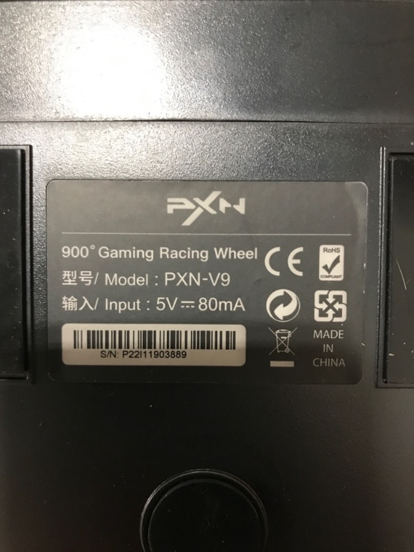 Photo 3 of PXN V9 Gaming Racing Wheel with Pedals and Shifter, Steering Wheel for PC, Xbox One, Xbox Series X/S, PS4, PS3 and Nintendo Switch