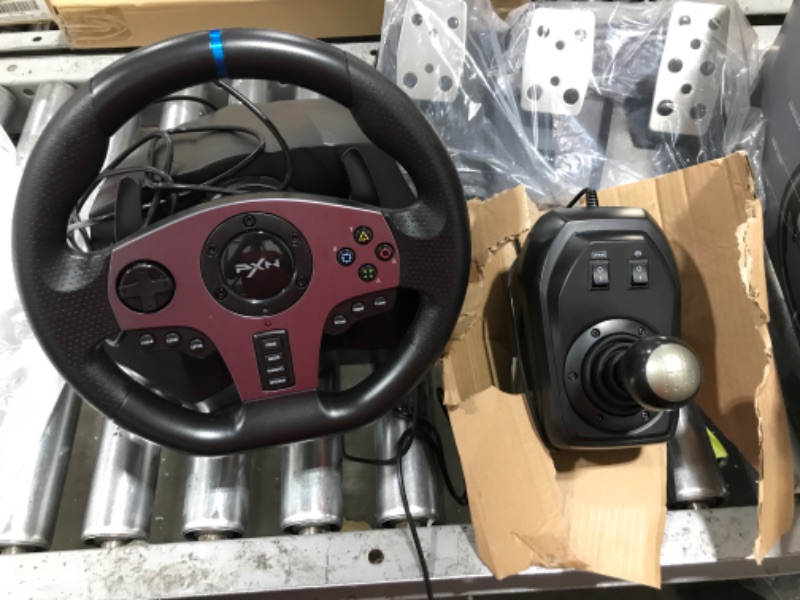 Photo 2 of PXN V9 Gaming Racing Wheel with Pedals and Shifter, Steering Wheel for PC, Xbox One, Xbox Series X/S, PS4, PS3 and Nintendo Switch