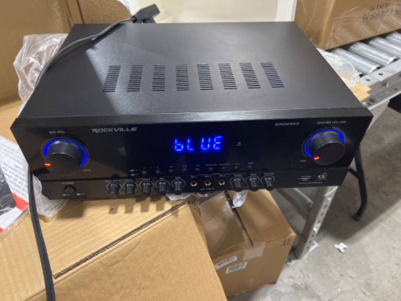 Photo 2 of Rockville SINGMIX 5 2000w Bluetooth DJ/Pro/Karaoke/Home Amplifier Mixer Receiver 2000 Watt