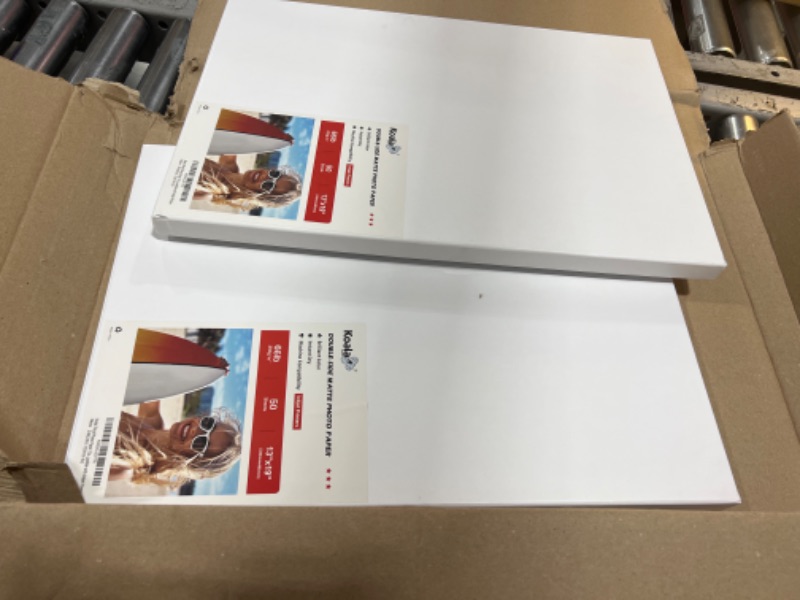Photo 2 of Koala Thick Photo Paper 13x19 Inches Heavyweight Double Side Matte 50 Sheets 250gsm Compatible with Inkjet Printer