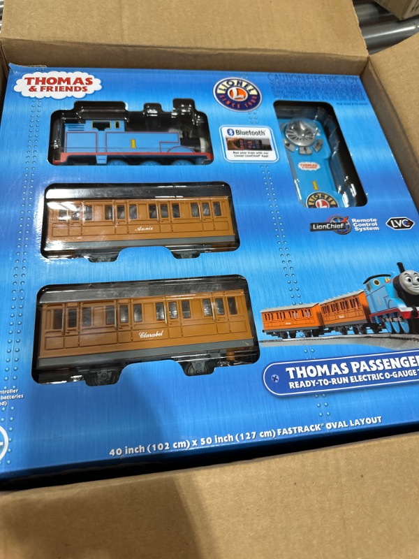 Photo 1 of Lionel Thomas & Friends LionChief Set with Bluetooth Capability, Electric O Gauge Model Train Set with Remote