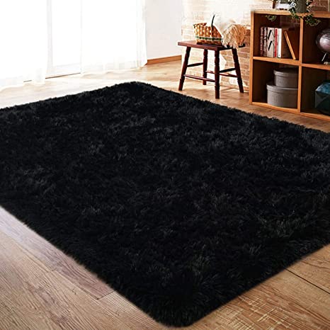 Photo 1 of  Black Rug Carpets Soft Shaggy unknown size 