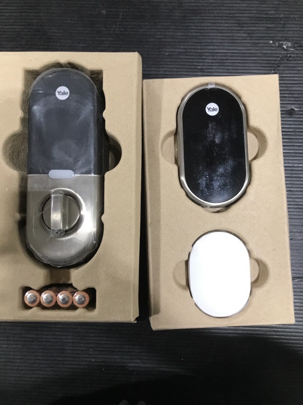 Photo 2 of Google Nest x Yale Lock - Tamper-Proof Smart Lock for Keyless Entry - Keypad Deadbolt Lock for Front Door - Works with Nest Secure Alarm System - Satin Nickel