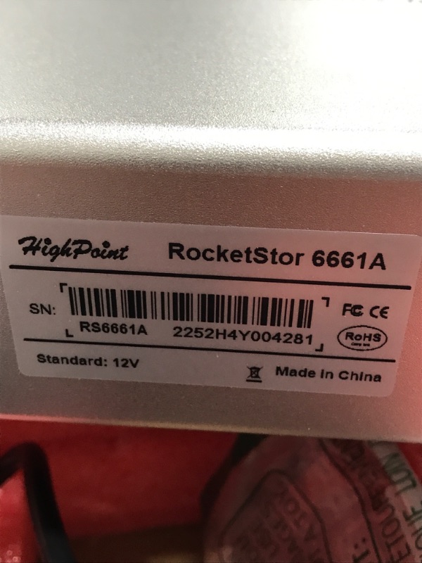 Photo 3 of Highpoint RocketStor 6661A Thunderbolt 3 to PCIe 3.0 Expansion Chassis Thunderbolt 3 PCIe 3.0x16 Expansion Chassis