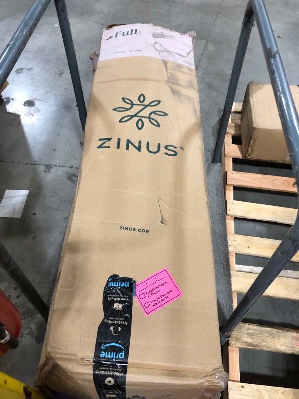 Photo 3 of Zinus 10 Inch Foam and Spring Mattress / CertiPUR-US Certified Foams / Mattress-in-a-Box, Full 10 Inch Mattress Only Full------NEW--BOX DAMAGE 