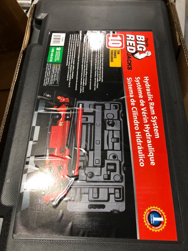 Photo 1 of Torin Big Red T71001L 10 Ton Hydraulic Portable Ram Auto Body Repair Kit w/ Case---NEW, BOX DAMAGE