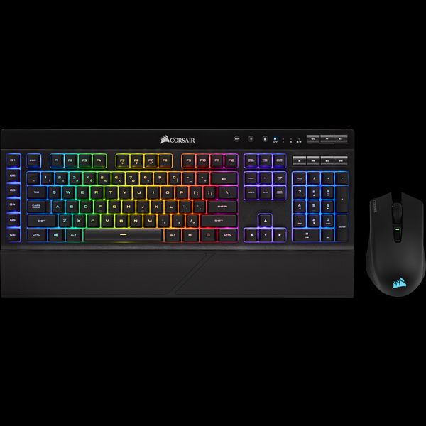 Photo 1 of Corsair CH-925C115-NA Gaming Bundle & K57 RGB Wirrless Gaming Keyboard