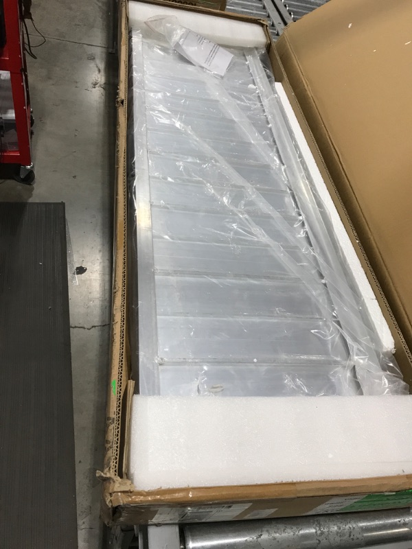 Photo 2 of 4FT Wheelchair Ramp,Non-Slip Portable Aluminum Ramp for Wheelchairs Single Fold 600lbs for Steps Stairs and Thresholds?Stairs, Doorways, Scooter (28.2" W x 47.8" L) (Non-Skid 4FT) 