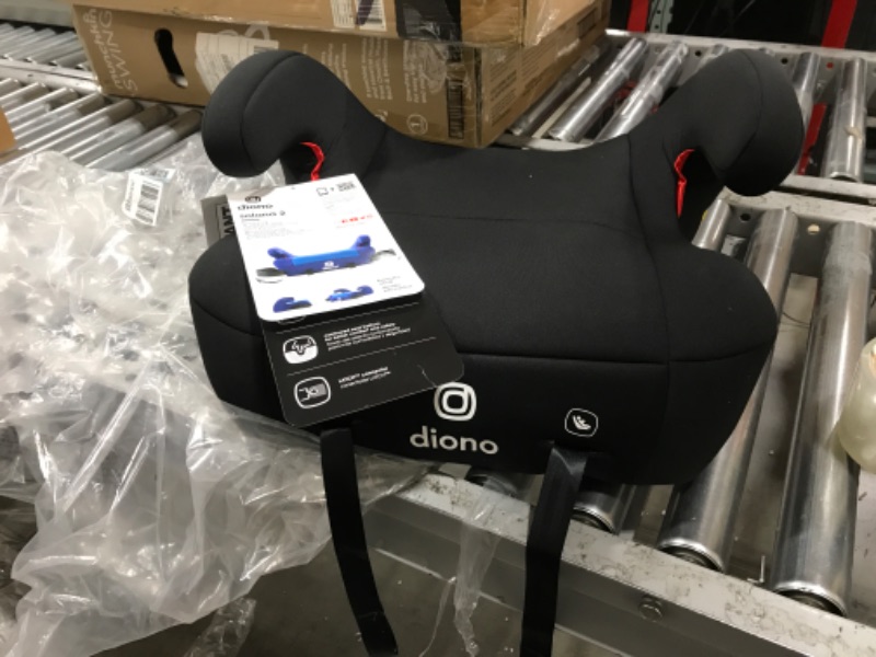 Photo 2 of Diono Solana 2 40 lbs - 120 lbs Dual Latch Connectors, Lightweight Backless Belt-Positioning Car, 8 Years Booster Seat, Black (ONLY ONE SEAT)