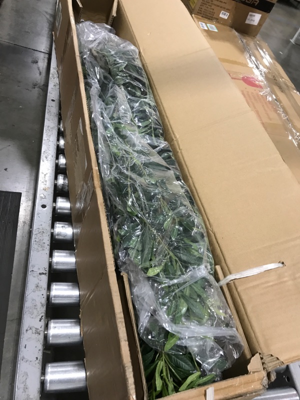 Photo 1 of VIGGDA Artificial Tree Faux Olive Tree 7ft Tall Fake Olive Plant in Pot Fake Silk Tree Faux Plants Indoor