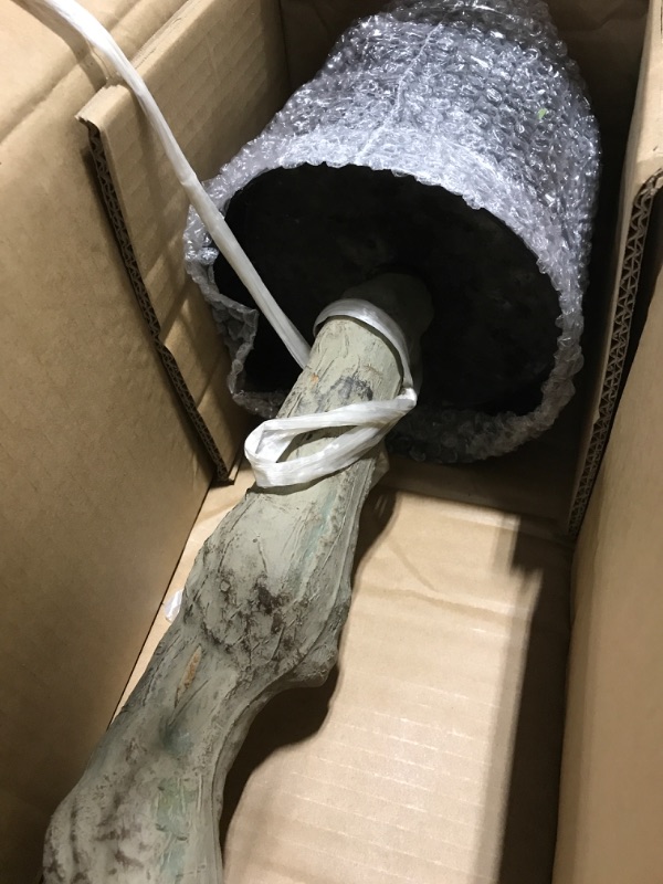 Photo 1 of VIGGDA Artificial Tree Faux Olive Tree 7ft Tall Fake Olive Plant in Pot Fake Silk Tree Faux Plants Indoor