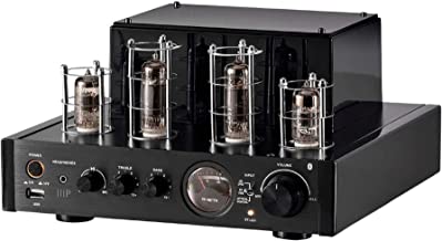 Photo 1 of Monoprice Stereo Hybrid Tube Amplifier 2019 Edition, 25 Watt with Bluetooth, Wired RCA, Optical, Coaxial, and USB Connections, and Subwoofer Out
