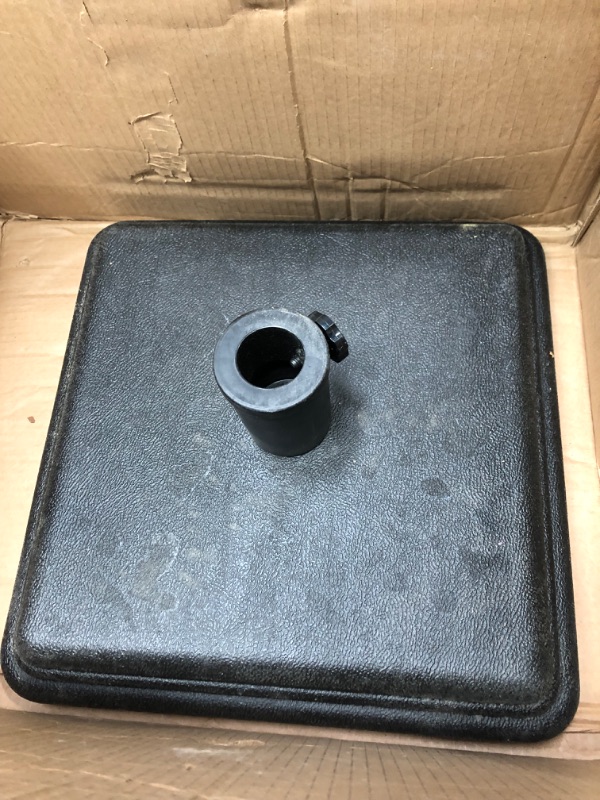 Photo 2 of *** USED *** US Weight 40 Pound Umbrella Base Designed to be Used with a Patio Table (Black)