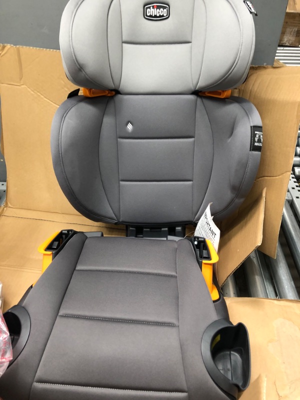 Photo 2 of *** USED *** Chicco KidFit ClearTex Plus 2-in-1 Belt-Positioning Booster Car Seat, Backless and High Back Booster Seat, for Children Aged 4 Years and up and 40-100 lbs. | Drift/Grey KidFit Plus with ClearTex® No Chemicals Drift/Grey