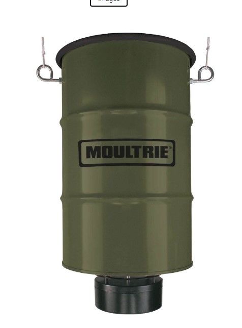 Photo 1 of  MOULTRIE 30 Gallon Pro Magnum Hanging Deer Feeder w/ 6V Battery & Charger
