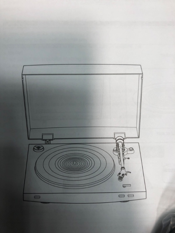 Photo 1 of *NON-FUNCTIONAL* Audio-Technica AT-LP3BK Fully Automatic Belt-Drive Stereo Turntable, Black