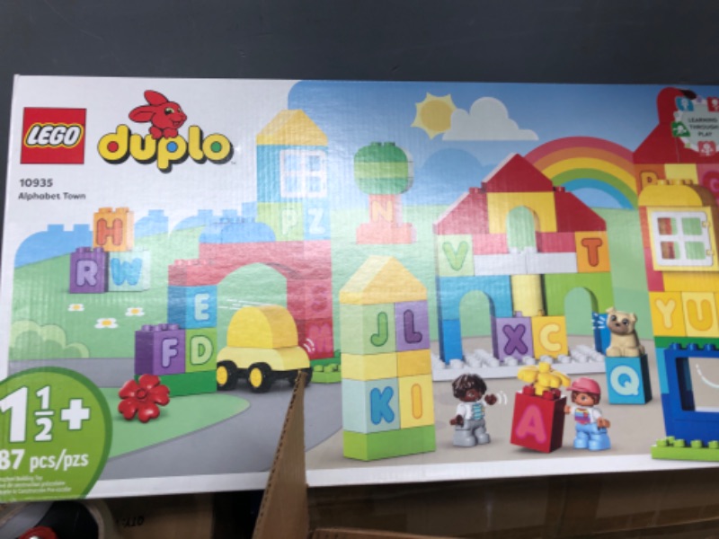 Photo 2 of LEGO DUPLO Classic Alphabet Town 10935 Building Toy Set for Toddlers, Boys, and Girls Ages 18 Months+ (87 Pieces)