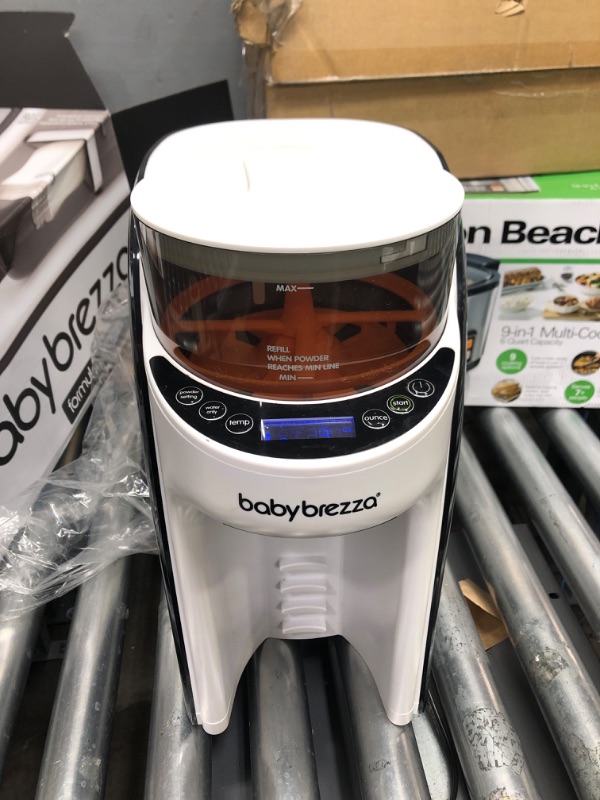 Photo 2 of New and Improved Baby Brezza Formula Pro Advanced Formula Dispenser Machine - Automatically Mix a Warm Formula Bottle Instantly - Easily Make Bottle with Automatic Powder Blending
