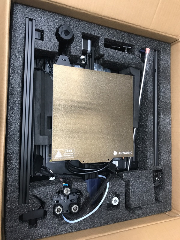 Photo 1 of Anycubic Kobra Go 3D Printer Auto Leveling and ANYCUBIC PLA 3D Printer Filament (Black) Bundle