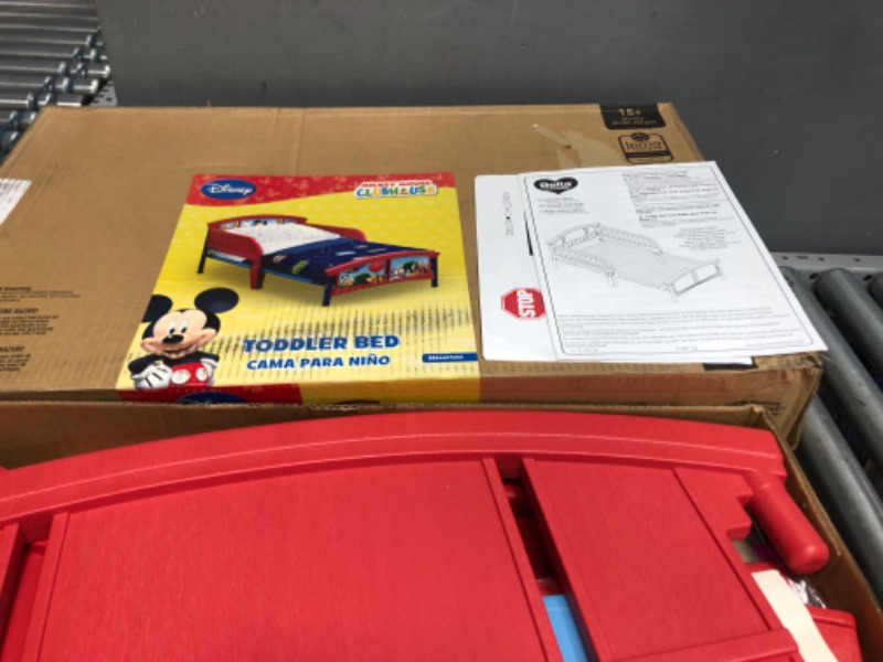 Photo 1 of Delta Children Plastic Toddler Bed Mickey Mouse