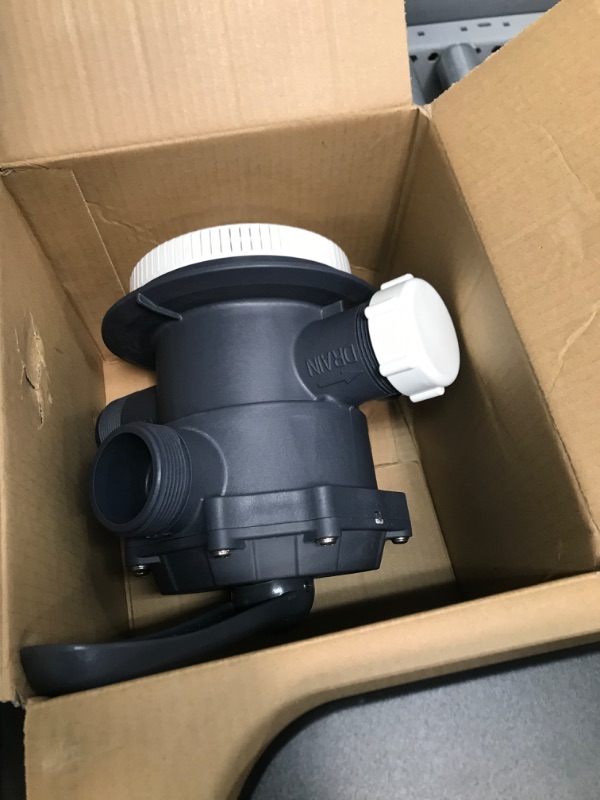 Photo 2 of **FOR PARTS ONLY**  INTEX 26645EG SX2100 Krystal Clear Sand Filter Pump for Above Ground Pools, 12in & GAME 4560 40mm to 1 1/2 Inch Conversion Kit (For Intex & Bestway Pools) 12in Sand Filter Pump + Conversion Kit