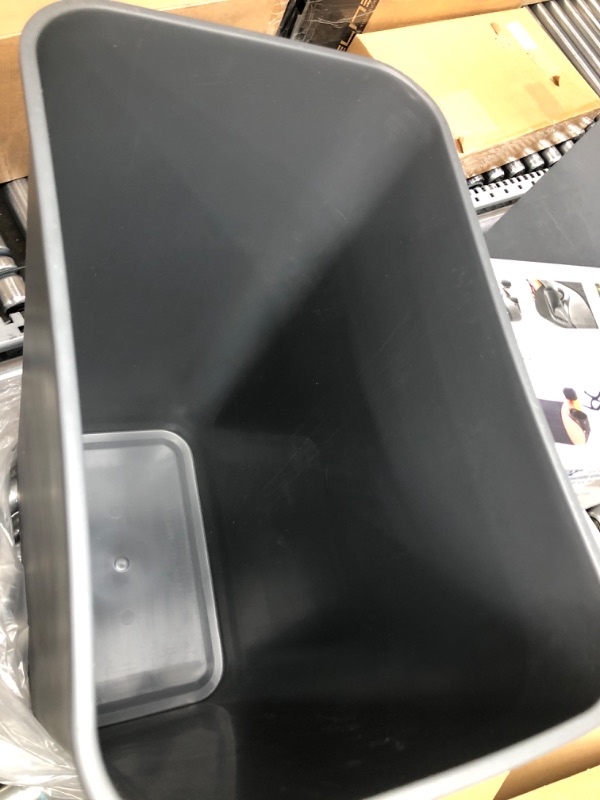 Photo 1 of Simpli-Magic 79503 13 Gallon Touchless Sensor Trash Can, Rectangle Garbage Bin, Perfect for Home, Kitchen, Office, Gray