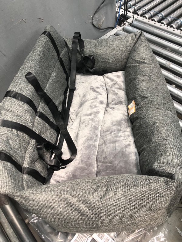 Photo 2 of Dog Car Seat/Bed, Large, Gray