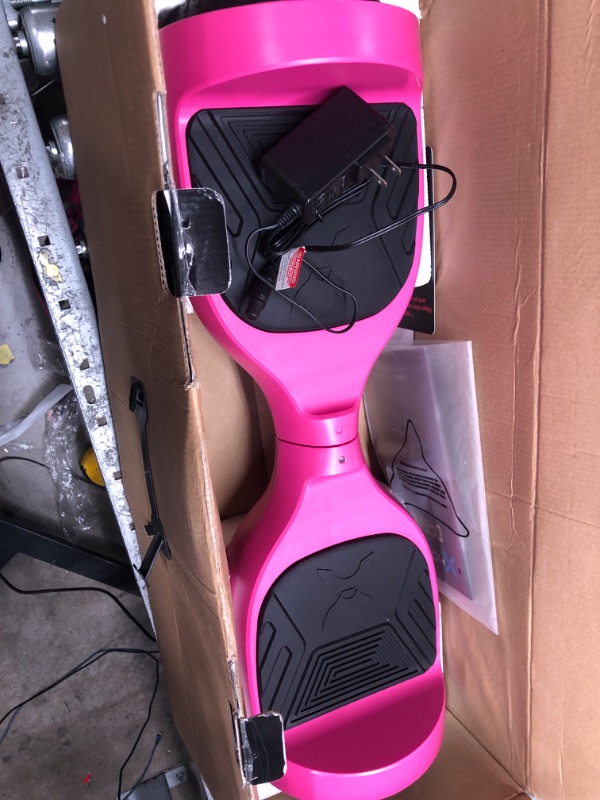 Photo 2 of (PARTS ONLY)Hover-1 Drive Electric Hoverboard | 7MPH Top Speed, 3 Mile Range, Long Lasting Lithium-Ion Battery, 6HR Full-Charge, Path Illuminating LED Lights Pink
