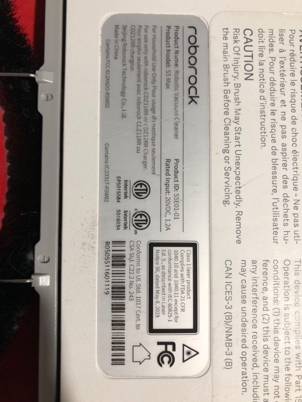 Photo 4 of *SEE NOTES FOR INFO* roborock S7 Robot Vacuum and Mop, 2500PA Suction & Sonic Mopping, Robotic Vacuum Cleaner 