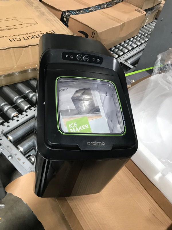 Photo 2 of Oraimo Nugget Ice Maker, Ice Makers Countertop, 26 Lbs/Day Tooth-Friendly Chewable Ice with Self-Cleaning & Auto Water Refill, Sonic Pebble Ice Maker Machine for Party, RV, Home and Kitchen
