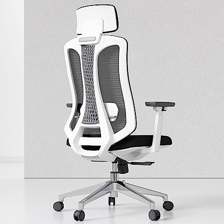 Photo 1 of **PARTS ONLY**
Logicfox Ergonomic Mesh Office Chair, Computer Desk Chair with 3D Armrests
