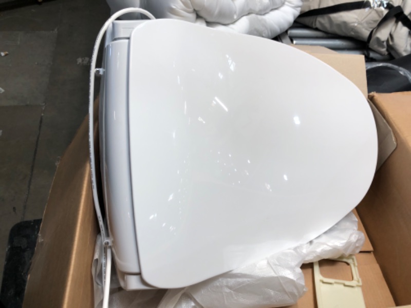 Photo 2 of (PARTS ONLY)ALPHA BIDET iX Hybrid Bidet Toilet Seat in Elongated White | Endless Warm Water | Stainless Steel Nozzle | 4 Wash Functions | LED Nightlight | Warm Air Dryer | Wireless Remote | Oscillation and Pulse