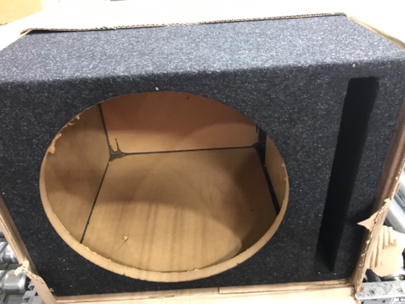 Photo 3 of Car Audio Single 15" SPL Bass Subwoofer Labyrinth Vent Sub Box Stereo Enclosure
