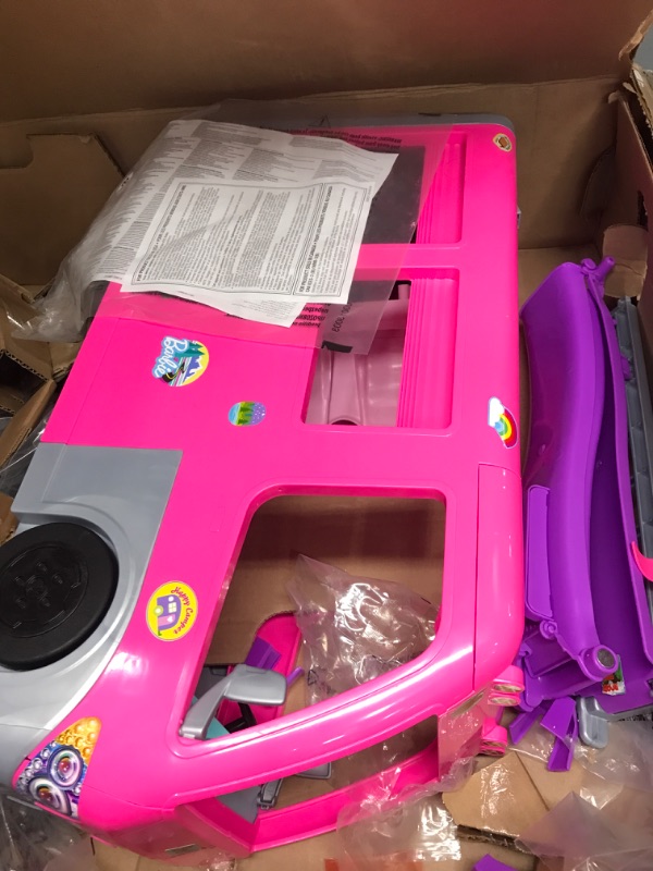 Photo 2 of *MISSING PARTS** Barbie Dreamcamper Vehicle Playset

