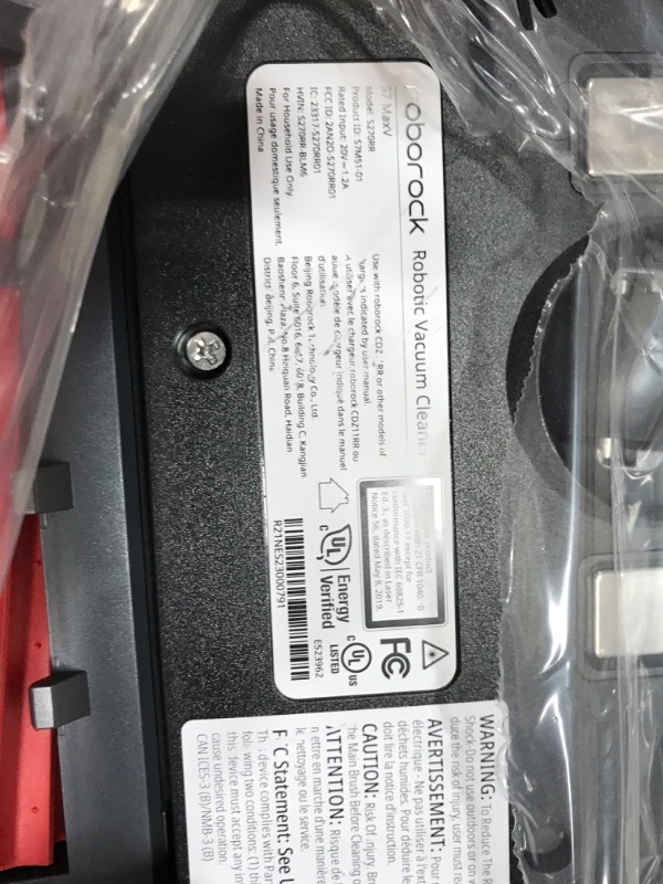 Photo 1 of roborock S7 MaxV Robot Vacuum and Sonic Mop, 5100Pa Suction, 3D Structured Light Obstacle Avoidance, Auto Lifting Mop, Ultrasonic Carpet Detection, Compatible with Alexa, Perfect for Pet Hair S7MaxV