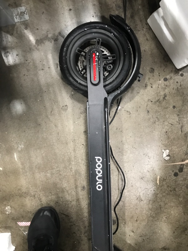 Photo 7 of **DONT TURN ON**
Folding Electric Scooter for Adults with Double Braking System - 8.5” Pneumatic Tires - Up to 14.5 Miles & 15 MPH Portable Folding Commuting Electric Scooter