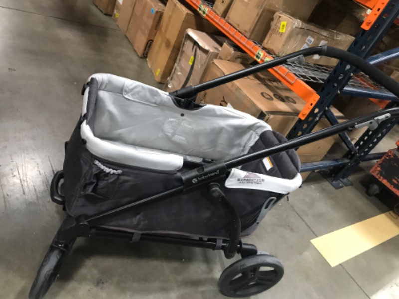 Photo 5 of **USED**
Baby Trend Expedition 2-in-1 Stroller Wagon PLUS, Ultra Grey