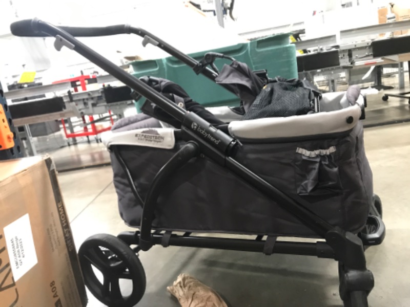 Photo 8 of **USED**
Baby Trend Expedition 2-in-1 Stroller Wagon PLUS, Ultra Grey